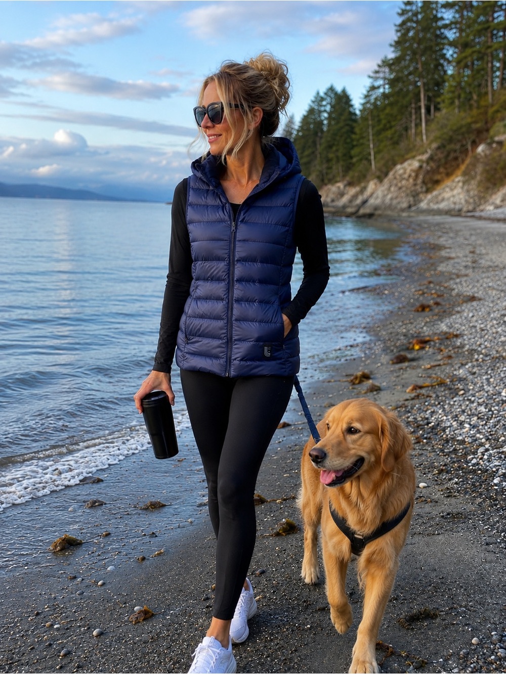 LOLE | Packable Down Puffer Vest | M | 20x25